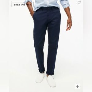 NWT J.Crew Factory Straight-fit flex chino pant